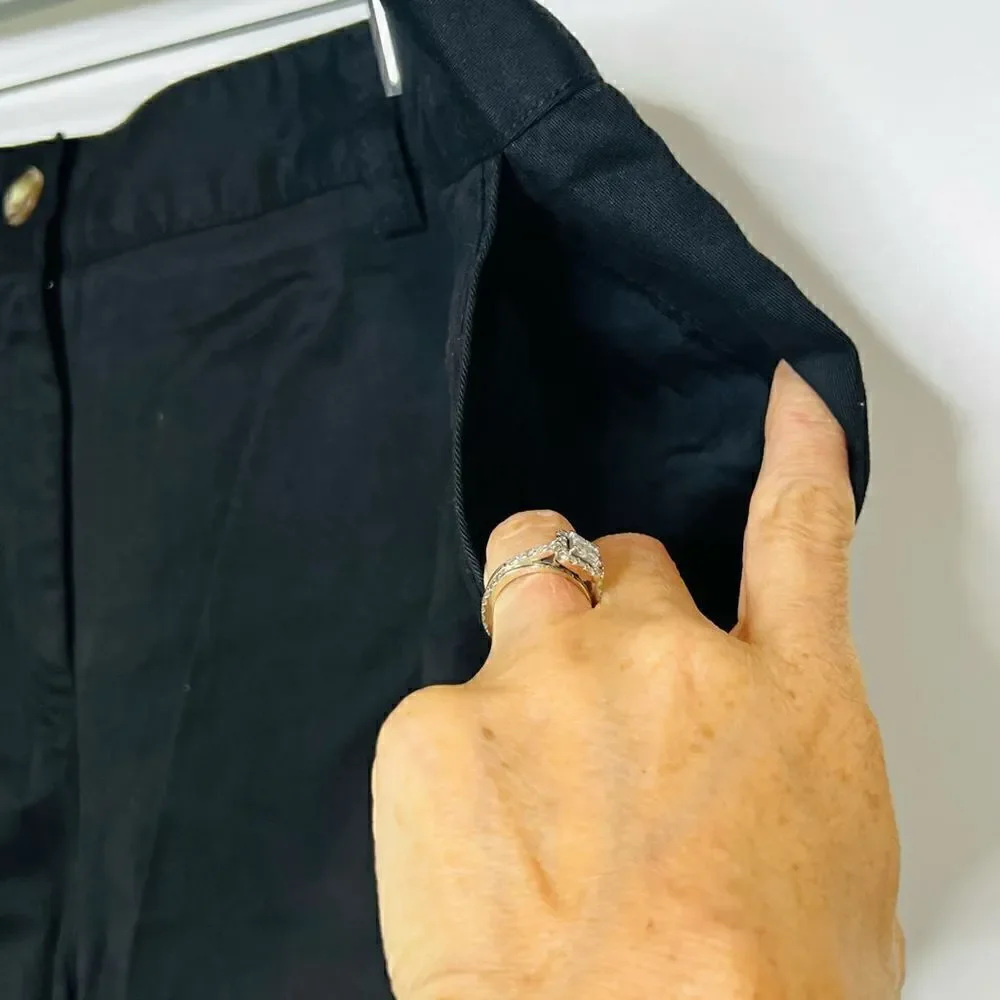 Sugar Magnolia Black Bermuda Shorts